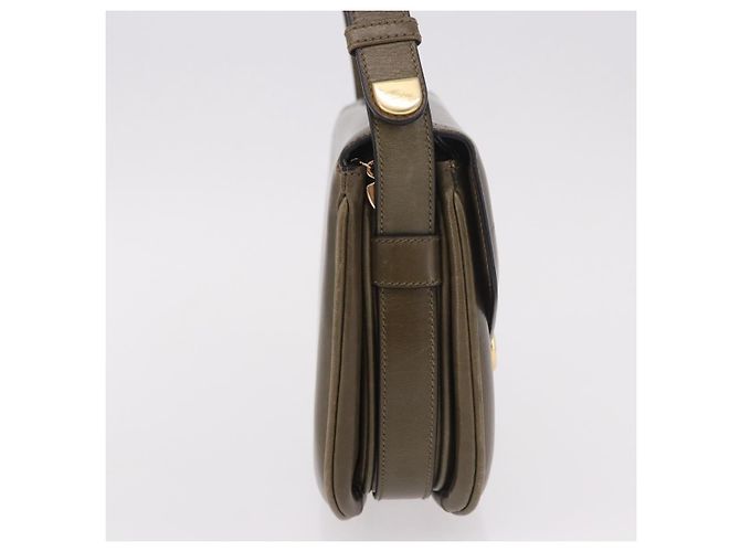 Céline CELINE Shoulder Bag Leather Green Gold - vista 5