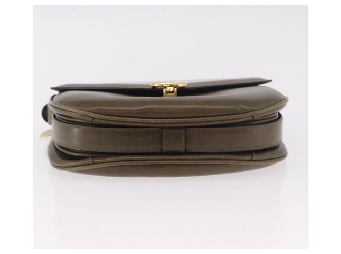 Céline CELINE Shoulder Bag Leather Green Gold - vista 6