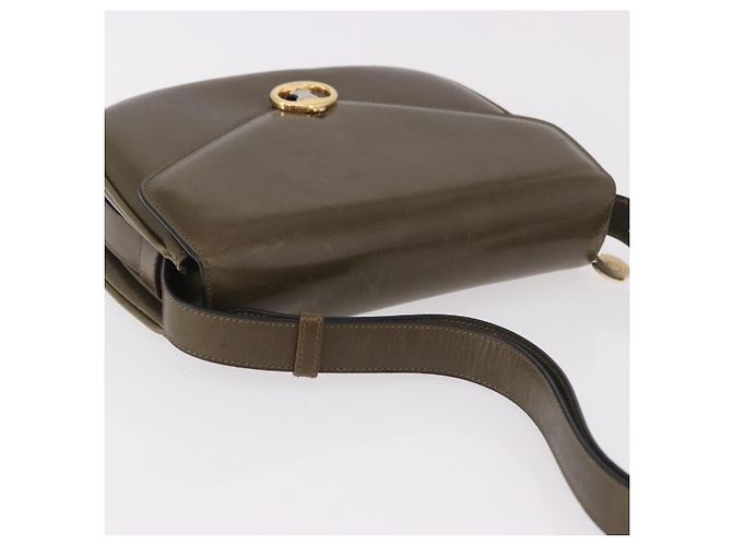 Céline CELINE Shoulder Bag Leather Green Gold - vista 7