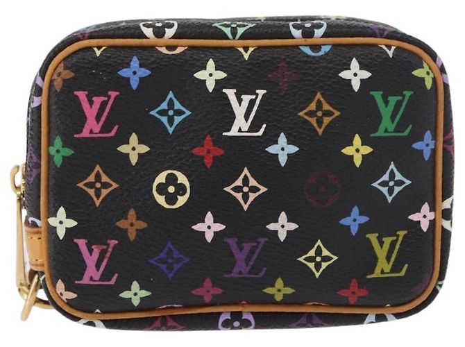 LOUIS VUITTON Monogram Multicolor Trousse Wapity Pouch Black M58034 - vista 13