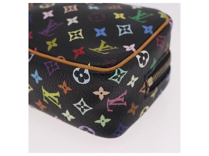 LOUIS VUITTON Monogram Multicolor Trousse Wapity Pouch Black M58034 - vista 14