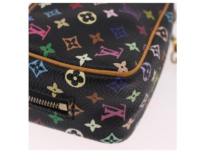 LOUIS VUITTON Monogram Multicolor Trousse Wapity Pouch Black M58034 - vista 15