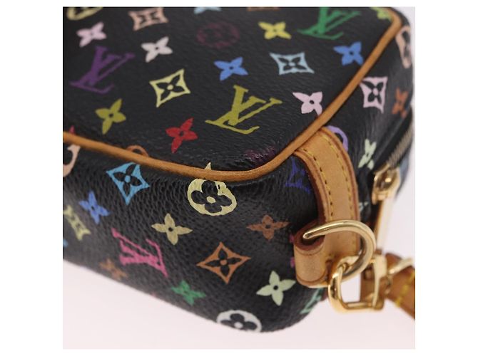 LOUIS VUITTON Monogram Multicolor Trousse Wapity Pouch Black M58034 - vista 16