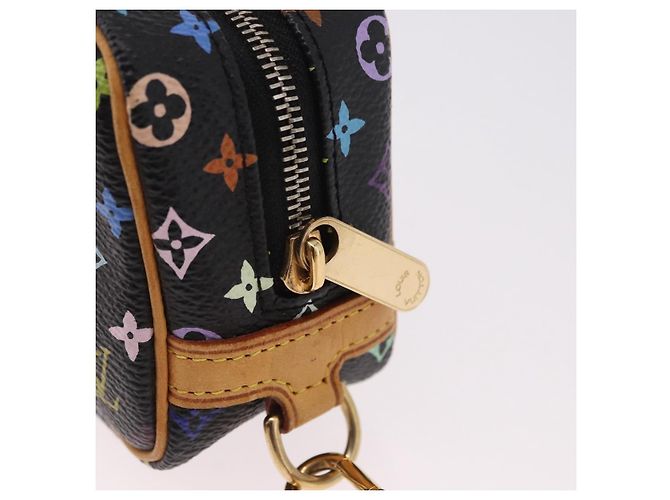 LOUIS VUITTON Monogram Multicolor Trousse Wapity Pouch Black M58034 - vista 17