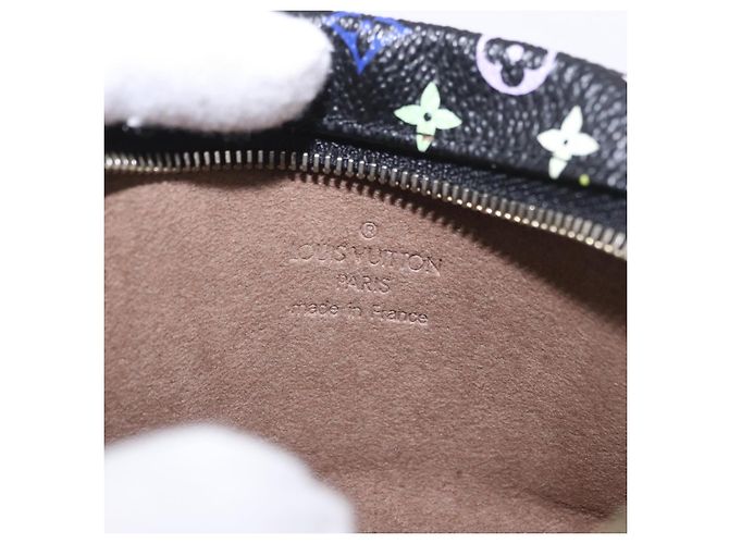 LOUIS VUITTON Monogram Multicolor Trousse Wapity Pouch Black M58034 - vista 18
