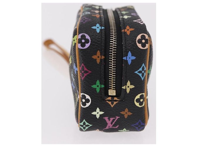 LOUIS VUITTON Monogram Multicolor Trousse Wapity Pouch Black M58034 - vista 3