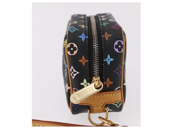 LOUIS VUITTON Monogram Multicolor Trousse Wapity Pouch Black M58034 - vista 4