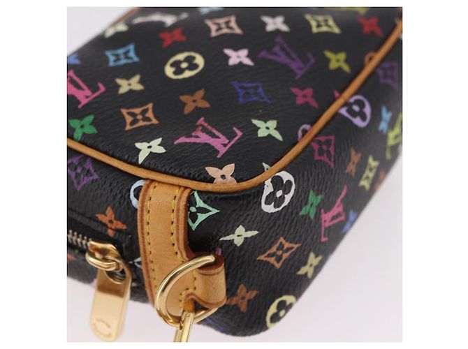 LOUIS VUITTON Monogram Multicolor Trousse Wapity Pouch Black M58034 - vista 8