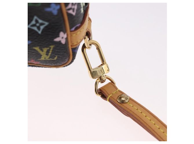 LOUIS VUITTON Monogram Multicolor Trousse Wapity Pouch Black M58034 - vista 9