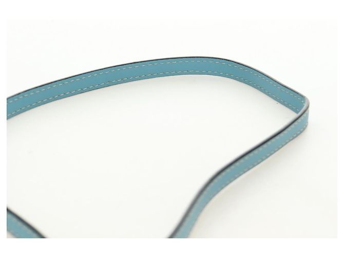 LOEWE Gate Bag Shoulder Bag Raffia Light Blue Gold - vista 14