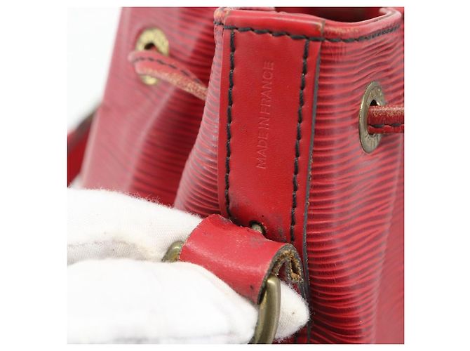 LOUIS VUITTON Epi Petit Noe Shoulder Bag Red M44107 LV - vista 11