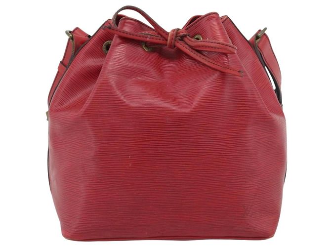 LOUIS VUITTON Epi Petit Noe Shoulder Bag Red M44107 LV - vista 13