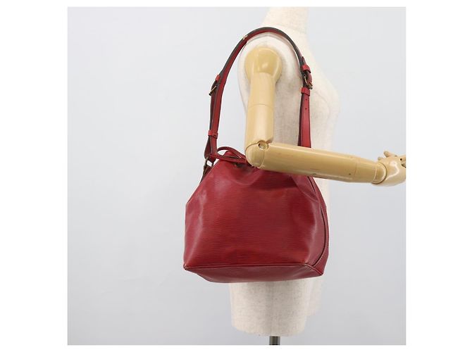 LOUIS VUITTON Epi Petit Noe Shoulder Bag Red M44107 LV - vista 22