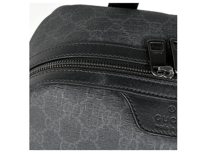 Mochila Gucci estampado GG negro - vista 6