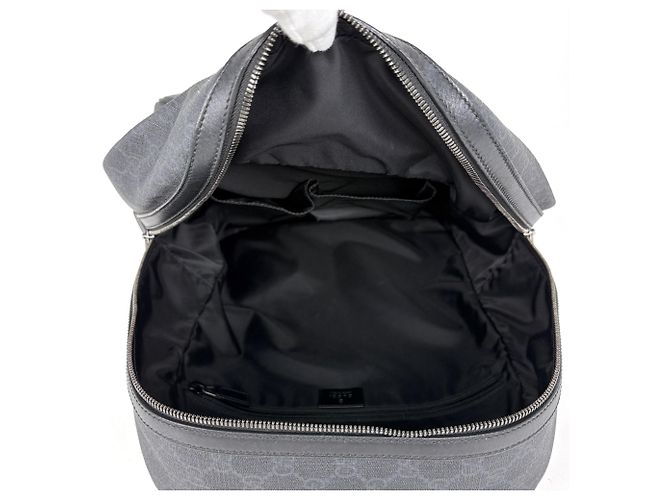 Mochila Gucci estampado GG negro - vista 8