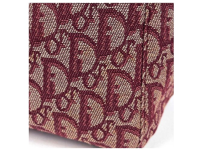 Borsa Tote Christian Dior Trotter Bordò - vista 3