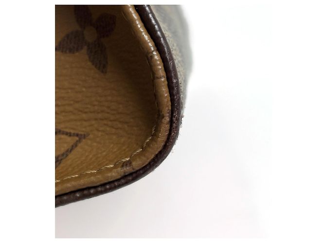 Borsa Tote Louis Vuitton OnTheGo MM Marrone - vista 4