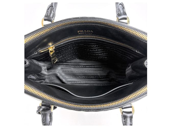 Bolso de mano 2-Way de piel Prada en Nero Negro - vista 7
