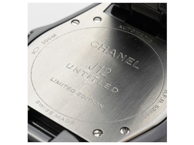 Orologio da uomo Chanel J12 Untitled H5581 Quadrante Nero - vista 7