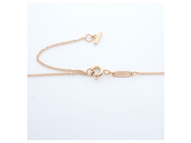 Collana Tiffany & Co. T Smile Mini in oro rosa 18K - vista 4