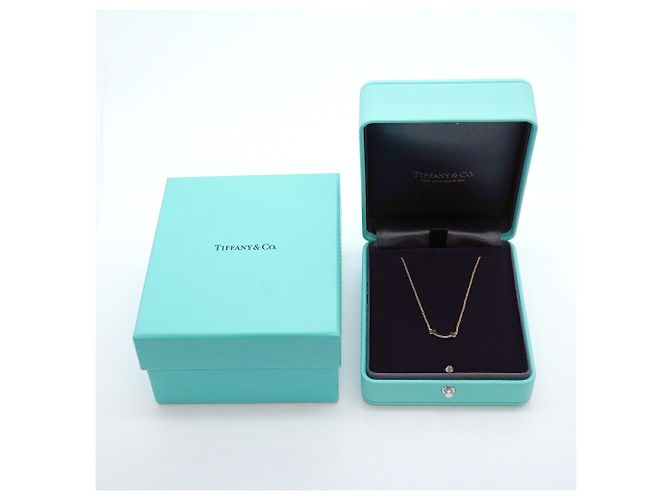 Collana Tiffany & Co. T Smile Mini in oro rosa 18K - vista 8