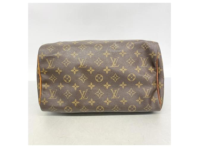 Borsa Louis Vuitton Monogram Speedy 30 Marrone - vista 3