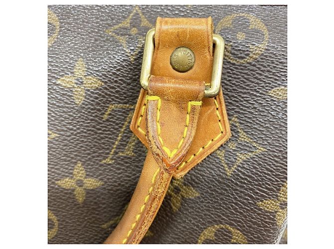 Borsa Louis Vuitton Monogram Speedy 30 Marrone - vista 9