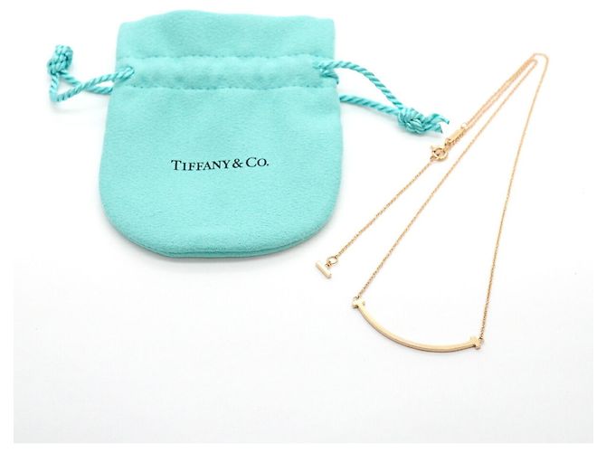 Collana Tiffany & Co. T Smile Small in oro rosa 18K - vista 8