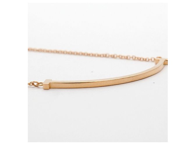 Collana Tiffany & Co. T Smile Small in oro rosa 18K - vista 9