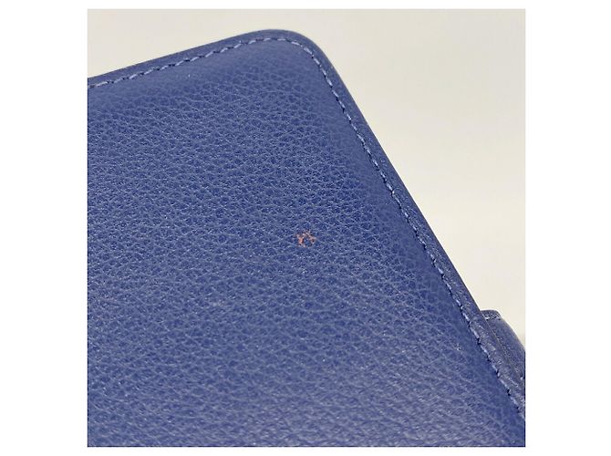 Hermès Hermes Dogon Compact Evercolor Münzbeutel Blau - Ansicht 6