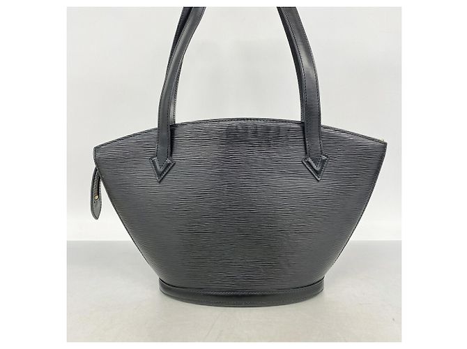 Borsa a tracolla Louis Vuitton Epi Saint Jacques Poignée Long Nero - vista 11