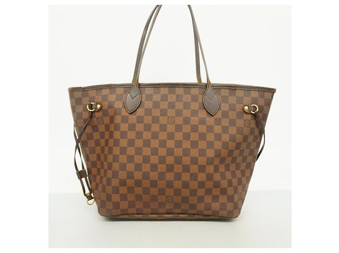 Borsa Tote Louis Vuitton Damier Neverfull MM Damier ebene - vista 12