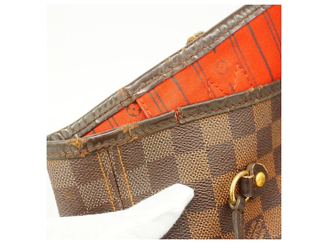 Borsa Tote Louis Vuitton Damier Neverfull MM Damier ebene - vista 7