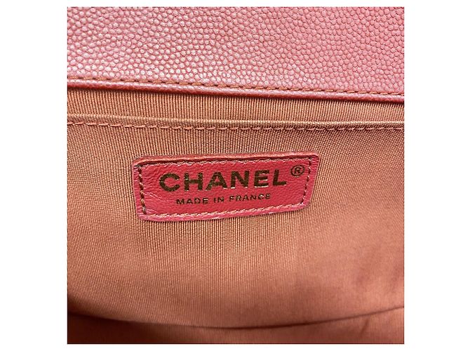 Borsa a tracolla Chanel Boy Chain Rosso - vista 5
