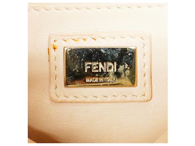 Fendi Peekaboo Lederhandtasche Olivgrün - Ansicht 5