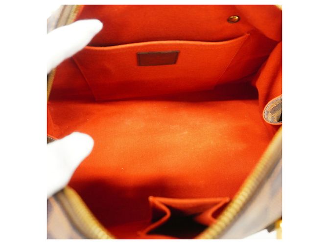 Borsa Louis Vuitton Damier Rivera MM Damier ebene - vista 4