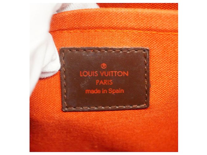 Borsa Louis Vuitton Damier Rivera MM Damier ebene - vista 5