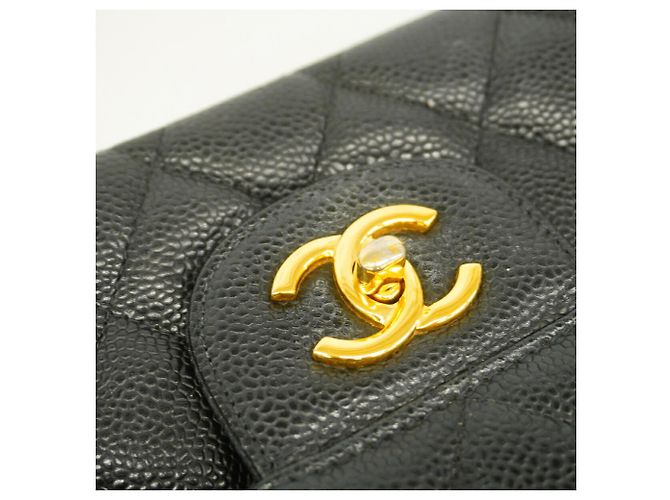 Borsa a tracolla Chanel in vitello granulato marrone - vista 10
