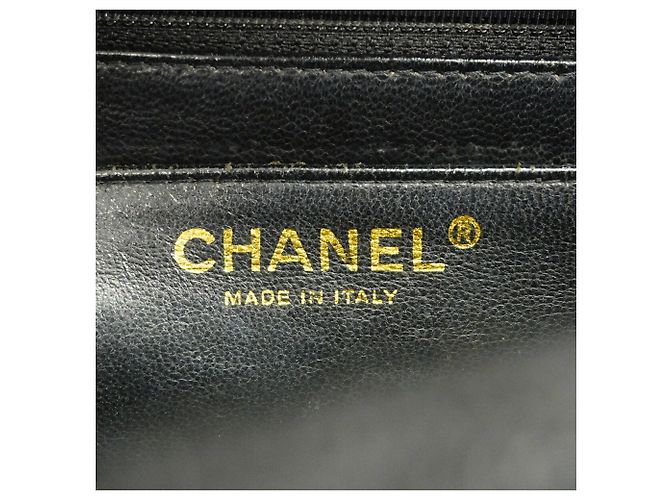 Borsa a tracolla Chanel in vitello granulato marrone - vista 5