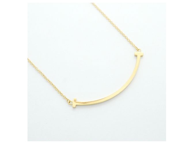 Collana Tiffany & Co. T Smile Small in oro giallo 18K - vista 2