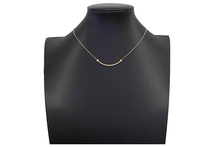 Collana Tiffany & Co. T Smile Small in oro giallo 18K - vista 7