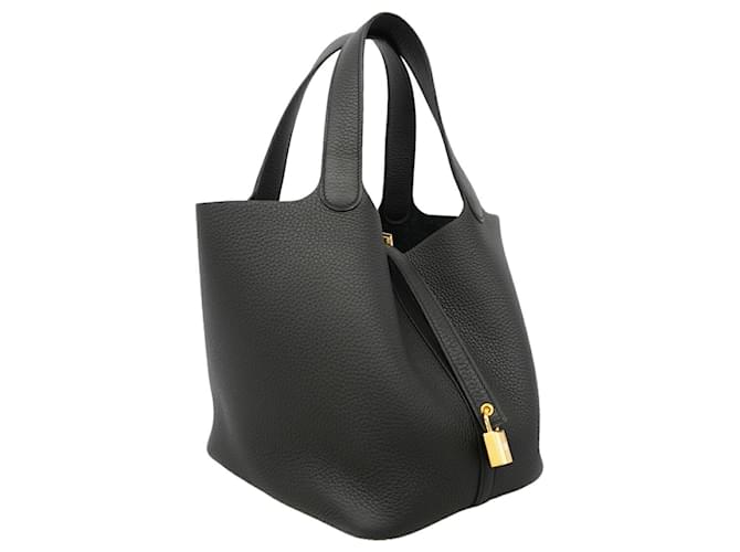 Hermès Borsa Hermes Picotin Lock MM Nero - vista 2