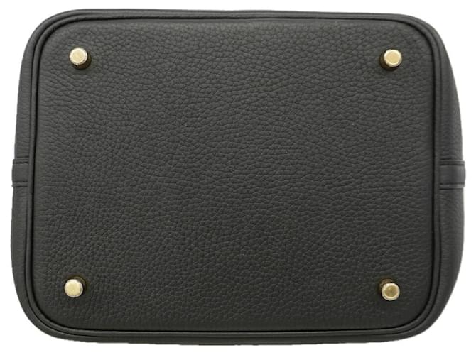 Hermès Borsa Hermes Picotin Lock MM Nero - vista 3