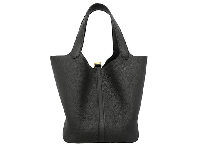 Hermès Borsa Hermes Picotin Lock MM Nero - vista 8