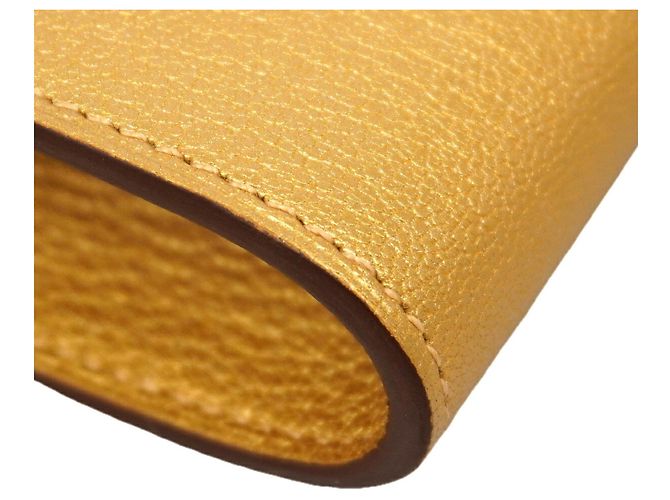 Hermès Kelly Wallet Long To Go D'oro - vista 6
