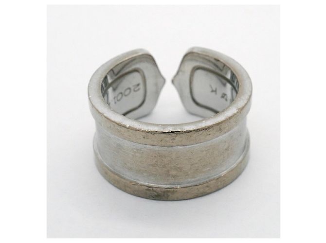 Cartier C2 Large Band Ring in 18K Weißgold - Ansicht 10