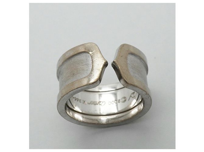 Cartier C2 Large Band Ring in 18K Weißgold - Ansicht 11