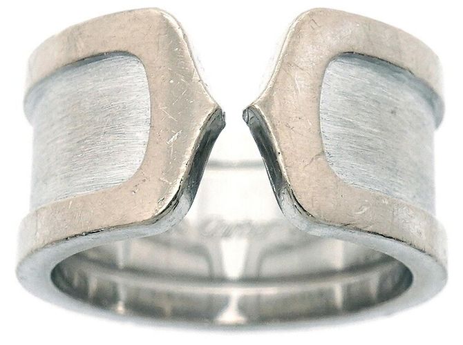 Cartier C2 Large Band Ring in 18K Weißgold - Ansicht 2