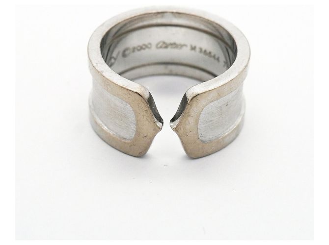 Cartier C2 Large Band Ring in 18K Weißgold - Ansicht 3