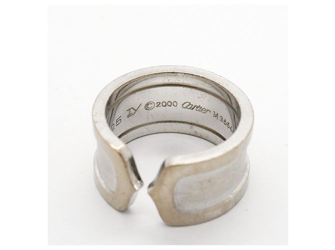 Cartier C2 Large Band Ring in 18K Weißgold - Ansicht 4